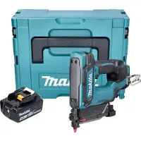 Makita Tacker + spijkerpistool, DPT 353 T1J 18 V Li-Ion accu pennenlikker in Makpac + 1 x 5,0 Ah accu - zonder lader