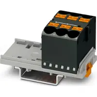 Phoenix Contact 1082411 Verdeelblok Push-In-klem Zwart 10 stuk(s) Piece