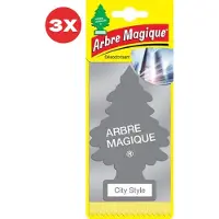 ARBRE MAGIQUE 3 stuks City Style Geurboom Luchtverfrisser voor in de auto – Car Parfum – Geurboompje – Geurbooster – Wonderboom – Geurverfrisser – Nieuwe Auto – Autogeur – Autoparfum – Geurblad