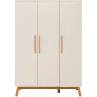Bopita Kaleo Kledingkast 3-Deurskast - Rose Wood
