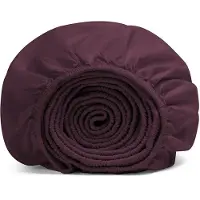 Yumeko Kinderhoeslaken Gewassen Percal Katoen 60x120 Paars - Eco, Bio & Fairtrade