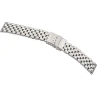 HS Horlogeband Metaal Nevada Staal - 22mm