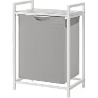 Songmics Wasmand - Met plank en waszak