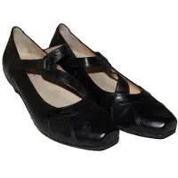 Verhulst 0362101 Wijdte G Bandschoenen | Maat 7.5 Dames Zwart