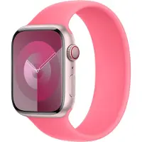 Apple Siliconen solobandje voor de Watch | 38/40/41/42 mm - Maat 7 - Pink
