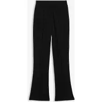 Bonprix Broek van stevig katoen-jersey met wijd uitlopende pijpen maat 134