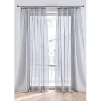 Bonprix Gordijn van lichte voile (2 stuks) maat h/b: 245/150 cm