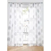 Bonprix Gordijn met cirkels, ook verkrijgbaar in extra lang (1 stuk) maat h/b: 265/144 cm