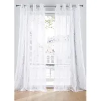 Bonprix Gordijn met golven, ook verkrijgbaar in extra lang (1 stuk) maat h/b: 145/144 cm