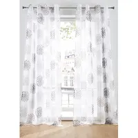 Bonprix Gordijn met cirkels, ook verkrijgbaar in extra lang (1 stuk) maat h/b: 225/144 cm