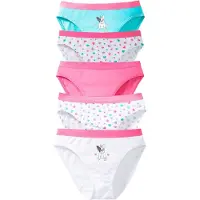 Bonprix Meisjes slip (set van 5) met biologisch katoen maat 92/98