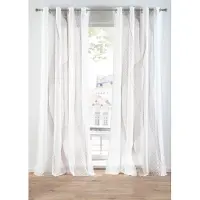 Bonprix Gordijn met golvend motief (1 stuk) maat H/B: 225/135 cm