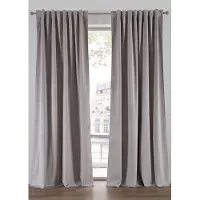 Bonprix Isolerend verduisterend thermogordijn met fluweelachtig oppervlak (1 stuk) maat H/B: 225/135 cm