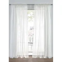 Bonprix Gordijn van lichte voile met tunnelband (2 stuks) maat h/b: 265/150 cm