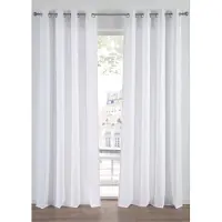 Bonprix Onderhoudsvriendelijke gordijnen met gerecycled polyester (2 stuks) maat H/B: 245/140 cm