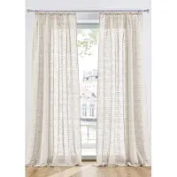 Bonprix Gordijn met structuur in diverse maten (1 stuk) maat h/b: 295/135 cm