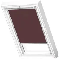 Velux verduisterend rolgordijn DKL M04 4559S donkerbuin / wit