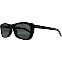 Yves Saint Laurent Rechthoek Dames Glimmend Zwart Grijs SL 613