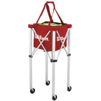Wilson Wheeled Ball Bag Rood