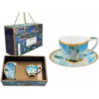 CARMANI Espresso Kopje 'Vrouw met Paraplu' - Monet Kunst