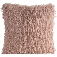 Adore Decoratieve Kussenhoes 45x45 cm - Zacht Roze Pluche