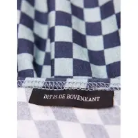 Snurk Hoeslaken Check Blue Jersey-Lits-Jumeaux XL (180/200 x 200/210/220 cm)