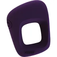 VIVE Senca Luxe Vibrerende Cockring met Hoogwaardig en Ruige Afwerking
