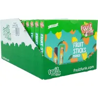 Fruitfunk fruitsticks mango 8-pack (12 x 8-pack) - Fruitsnoep - Fruitsnack - Verantwoord snoep