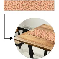 MuchoWow Tafelloper 150x30 cm - Tafelmat vinyl Disco - Patroon - Lijnen - Tafeldecoratie - Tafelversiering - Keuken decoratie - Tafel versiering