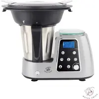 ROYAL SWISS Foodprocessors – Keukenmachine – 1800W – 2.5Liter – RVS Mengkom – 10 Snelheden – wit –