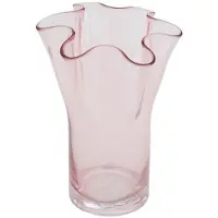 Atmosphera - Glazen Vaas Rozenbloem - 23.5 cm Mondgeblazen - Waterdicht