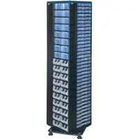 Allit 464670 Draaistandaard VarioPlus Pro R 187/494 (b x h x d) 445 x 1870 x 445 mm Zwart, Blauw 1 stuk(s)