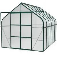 Vitavia Tuinkas Diana 9900 - Polycarbonaat 4mm - Smaragd - 264x383x255cm