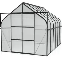 Vitavia Kweekkas Diana 9900 - Polycarbonaat 4mm - Zwart - 264x383x255cm