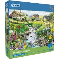 Gibsons legpuzzel Babbling Brook 500XL stukjes karton puzzel.