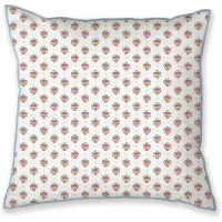 Pip studio Sierkussen Jaipur Flower Square Cushion Licht Blauw (40 x 40 cm)