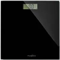 Nedis Personenweegschaal | Digitaal | Zwart | Gehard Glas | 1 stuks - PESC500BK - PESC500BK