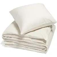 Yumeko Dekbedovertrek set Katoen Satijn 140x200 Wit - Eco, Bio & Fairtrade