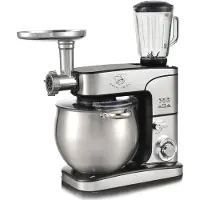 ROYAL SWISS Keukenmachine - Keukenrobot 12L - met Blender en Vleesmolen - 3-in-1 Krachtige 2000W - Met Accessoires -
