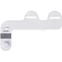 BELVIT Bidet-opzetstuk voor toilet – Hygiënisch toiletbidet-opzetstuk met verstelbare waterdruk en een zelfreinigende spuitkop, zonder stroomaansluiting