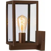 DMQ Buitenlamp Boston - Lantaarn Rusty brons - IP44 - Voordeur - Wand / Hanglamp