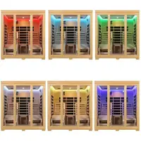Artsauna Infraroodcabine Billund - 170x190x 190 cm - Dubbele Technologie - 2 personen