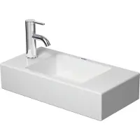 Duravit Vero air fontein met kraangat links 50 x 25 cm wit