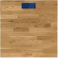 Ufesa Geneva – Personenweegschaal – Digitaal – Houtlook - Max. 180 kg