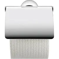 Duravit Starck T - Toiletrolhouder met deksel, chroom 0099401000