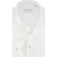 John Miller Tailored Fit overhemd wit effen