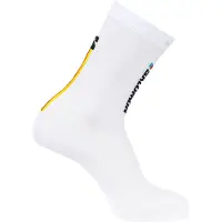 Salomon Pulse Race Flag Crew, loopsokken, wit