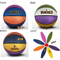 Burned Binnen & Buiten Basketbal Rainbow Flower Edition Maat 5, 6 & 7 | 7