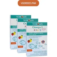 Norsan | OMEGA-3 KIDS JELLY | VOORDEELPAK | 3 DOZEN X 45 KAUWCAPSULES