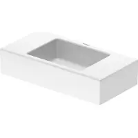 Duravit Vero air fontein zonder kraangat 50 x 25 cm wit